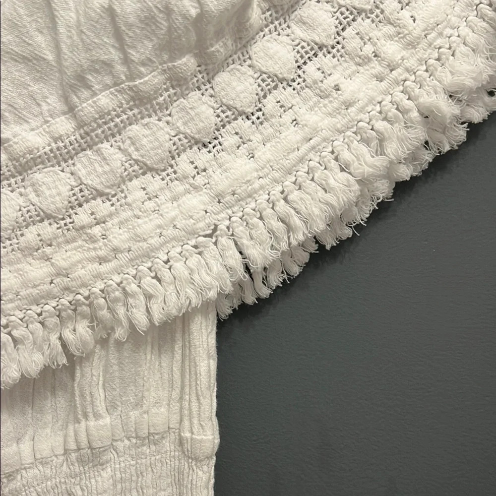 Off-Shoulder Cotton Dress - Picture 5 of 8